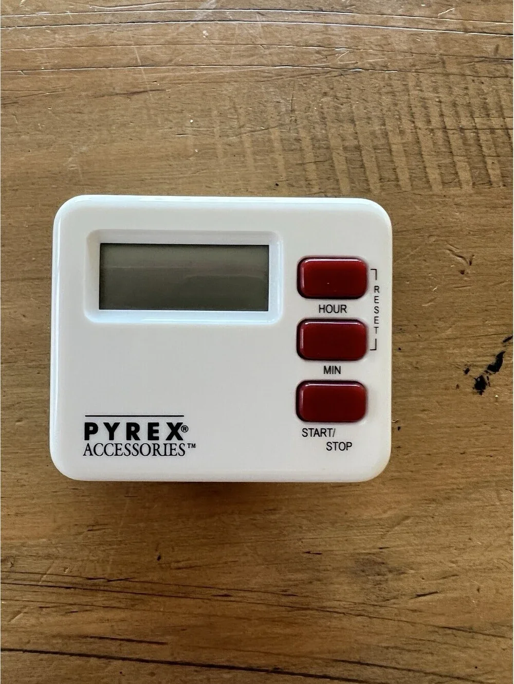 Vintage PYREX Digital Timer 90s White